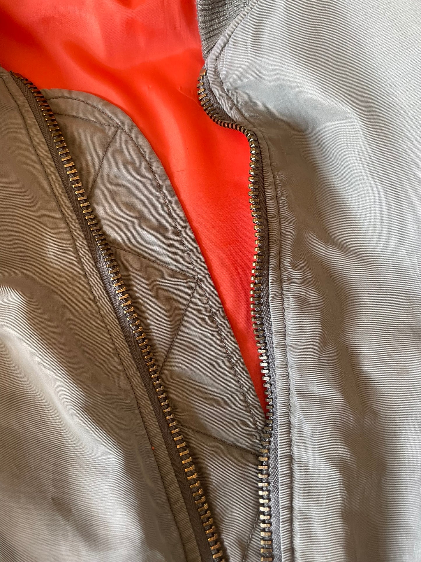 Olive Reversible Bomber Jacket