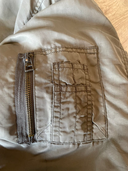 Olive Reversible Bomber Jacket