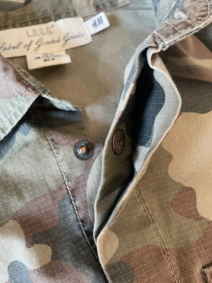 H&M Camo Long Sleeve Shirt
