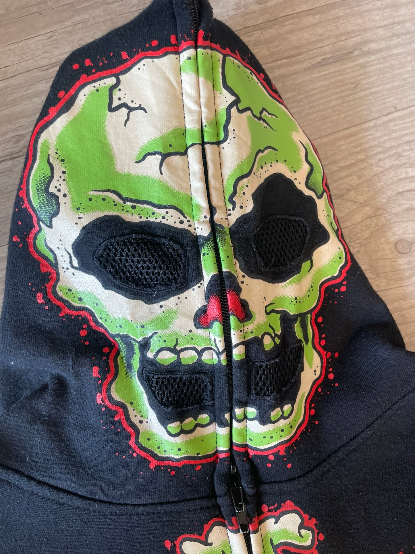 Skeleton Full Zip Hoodie