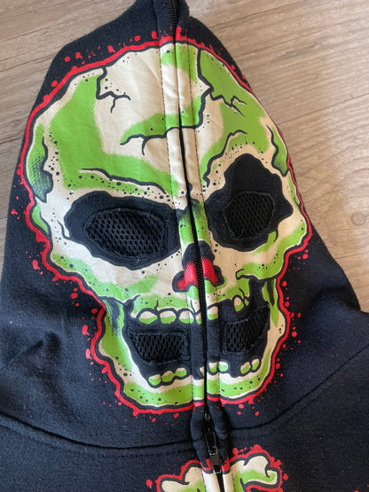 Skeleton Full Zip Hoodie