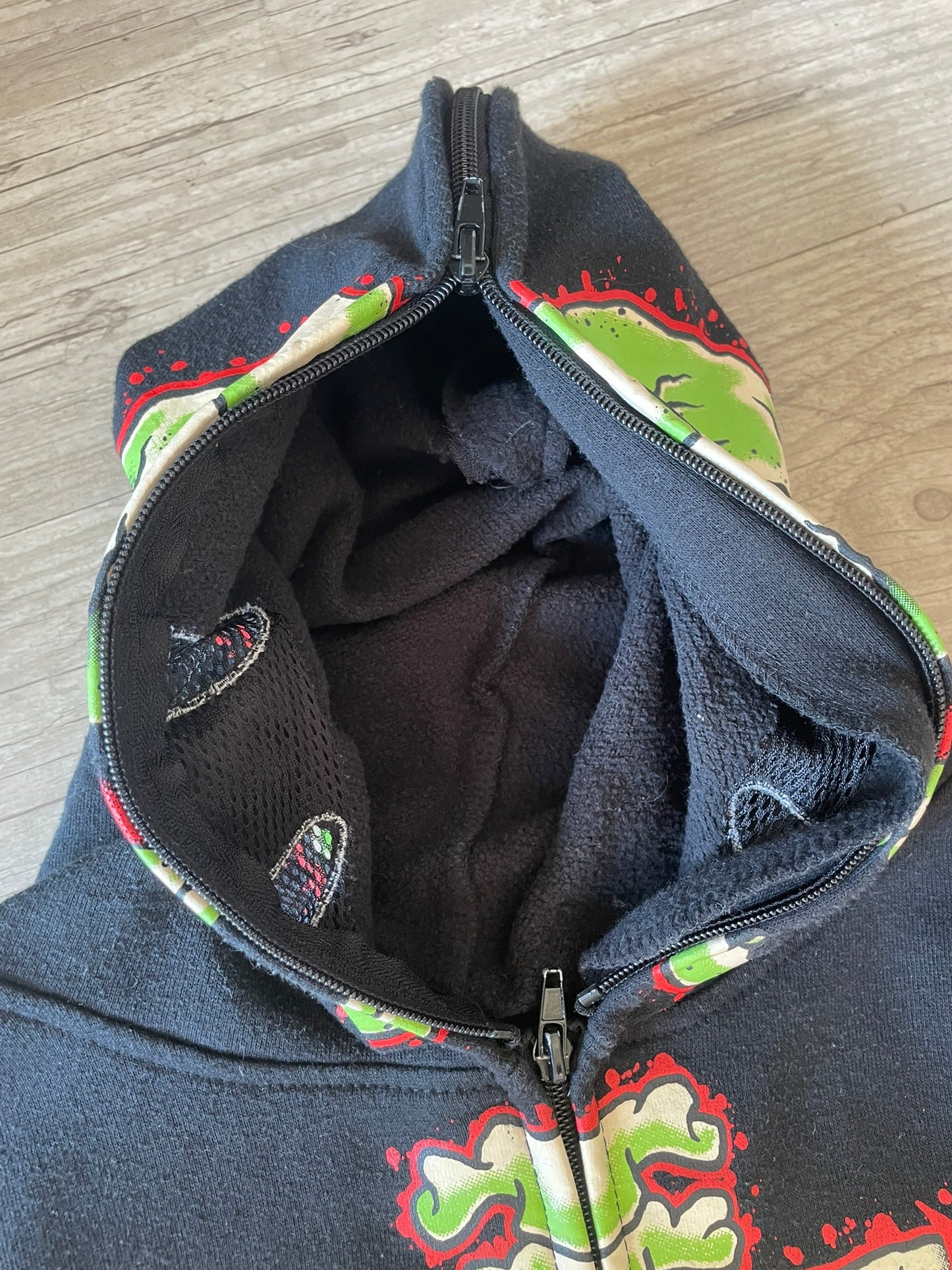 Skeleton Full Zip Hoodie