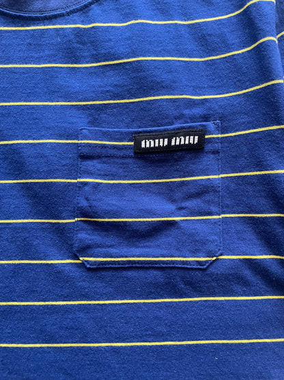 Miu Miu Striped Jersey T-shirt
