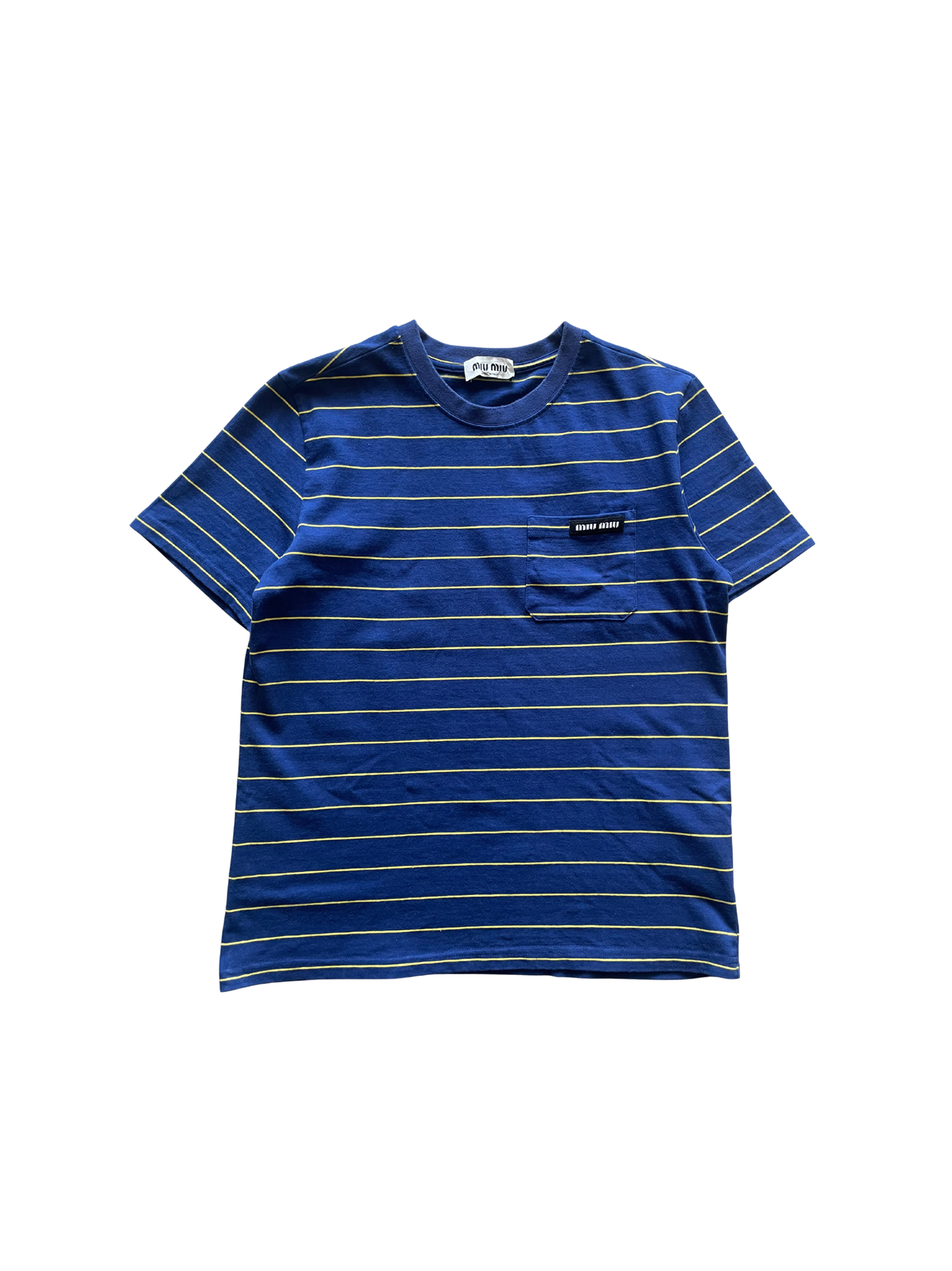 Miu Miu Striped Jersey T-shirt
