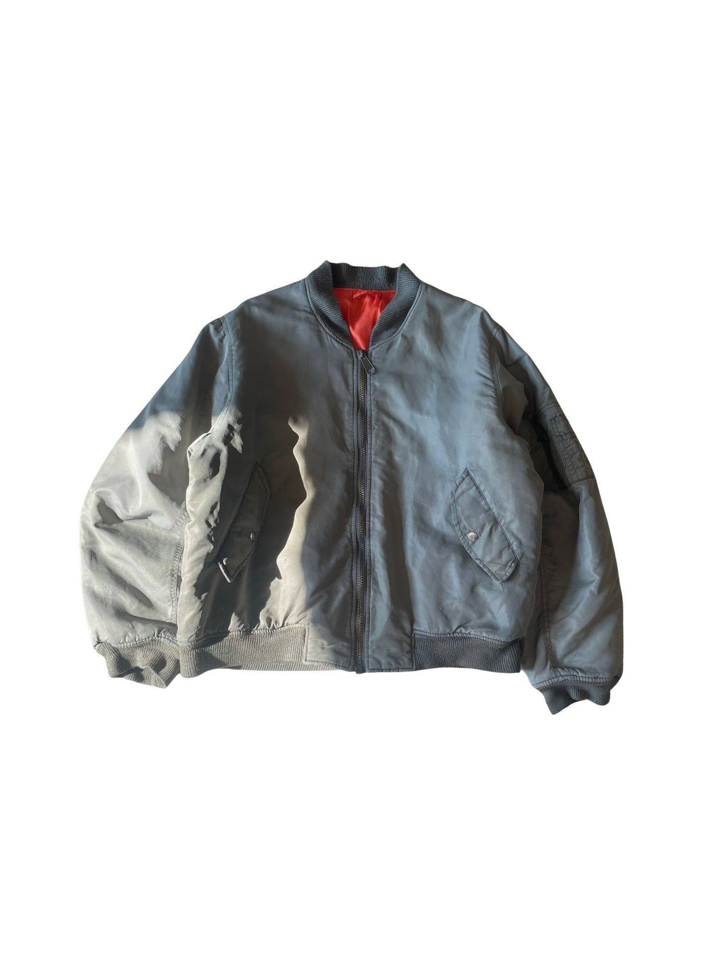 Olive Reversible Bomber Jacket