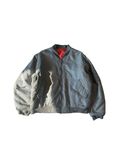 Olive Reversible Bomber Jacket