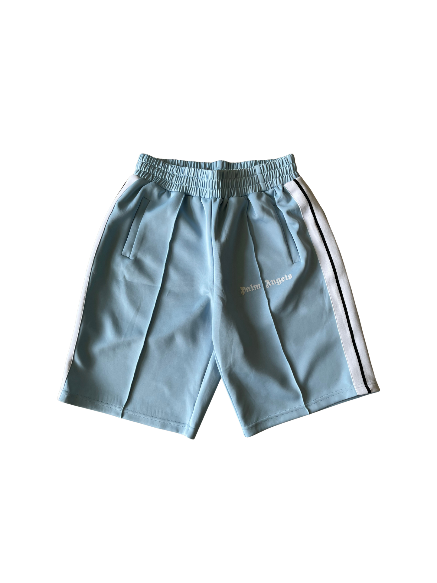 Palm Angels Baby Blue Trackshorts